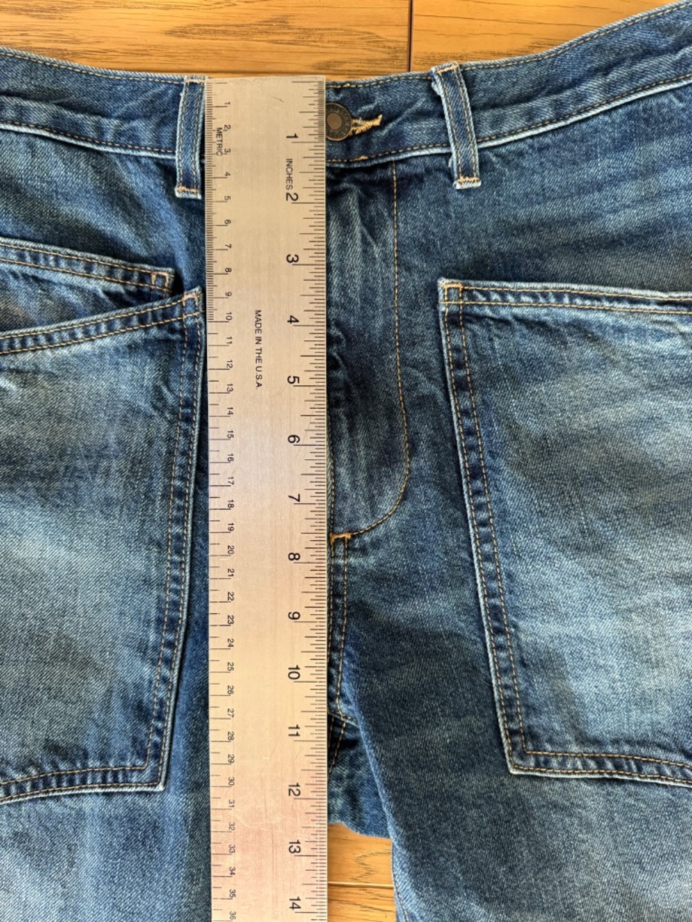 Nili Lotan Shon Jeans Bedford Wash Size 27 - Picture 6 of 9